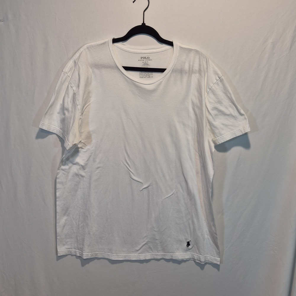 Polo Ralph Lauren Crew Neck T-Shirt Tee XL Normcore Clean Boy Old Money Preppy